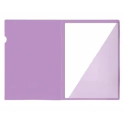 Carpeta dossier uñero Liderpapel DIN A4 polipropileno 180 micras 20 hojas color morado