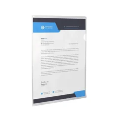 Carpeta dossier uñero plastico q-connect din a4 120 micras transparente -bolsa de 10 unidades.