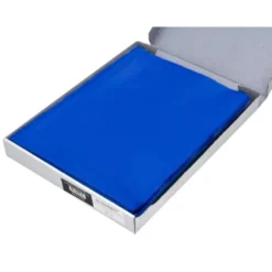 Carpeta dossier uñero plastico q-connect din a4 120 micras azul caja de 100 unidades