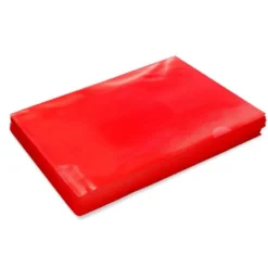 Carpeta dossier uñero plastico q-connect din a4 120 micras roja caja de 100 unidades