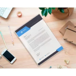 Carpeta dossier uñero plastico q-connect din a4 120 micras transparente caja de 100 unidades