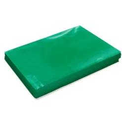 Carpeta dossier uñero plastico q-connect din a4 120 micras verde caja de 100 unidades