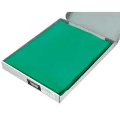 Carpeta dossier uñero plastico q-connect din a4 120 micras verde caja de 100 unidades