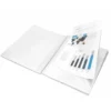 Carpeta escaparate con espiral Liderpapel DIN A4 40 fundas poliporpileno color transparente