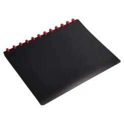 Carpeta escaparate con fundas extraibles marca Liderpapel negro