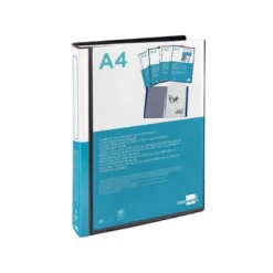 Carpeta escaparate con 20 fundas fijas Beautone negro