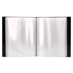 Carpeta escaparate con 20 fundas fijas Beautone negro