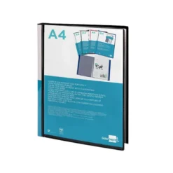 Carpeta escaparate con 20 fundas fijas Beautone negro