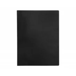 Carpeta escaparate con 20 fundas negro
