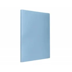 Carpeta escaparate Liderpapel DIN A4 poliporpileno con 20 fundas color azul