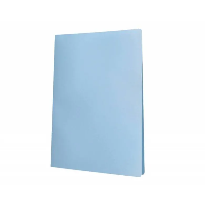Carpeta escaparate Liderpapel DIN A4 poliporpileno con 30 fundas color azul