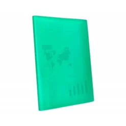Carpeta escaparate Liderpapel DIN A4 poliporpileno con 30 fundas color verde