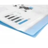 Carpeta escaparate Liderpapel DIN A4 poliporpileno con 40 fundas color azul