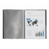 Carpeta escaparate Liderpapel folio con 50 fundas fijas