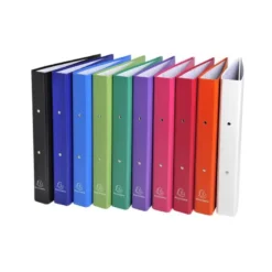 Carpeta Exacompta 2 anillas 30 mm redondas A4 carton forrado de colores surtidos