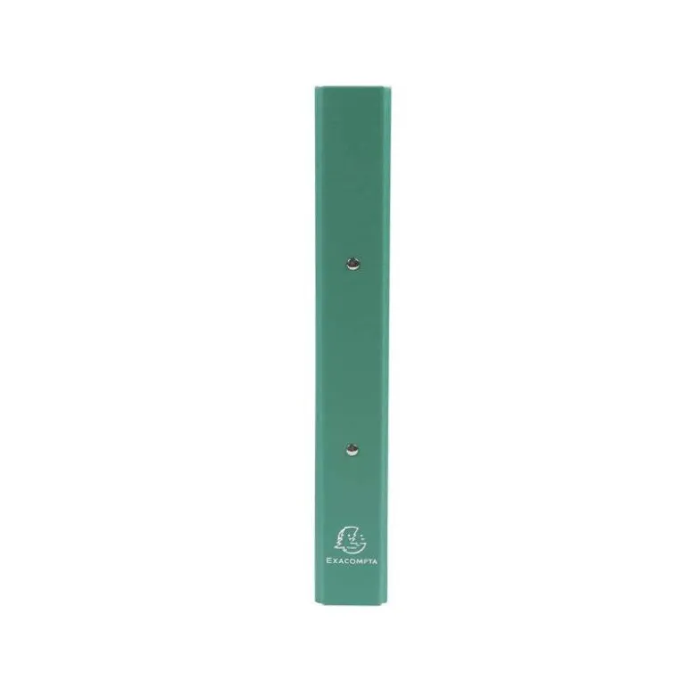 Carpeta Exacompta carton forrado verde 2 anillas