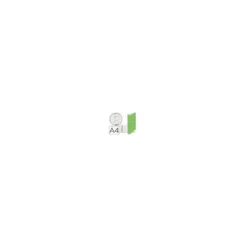 Carpeta Exacompta carton verde anis 4 anillas