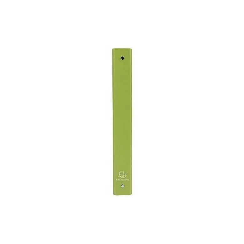 Carpeta Exacompta carton verde anis 4 anillas