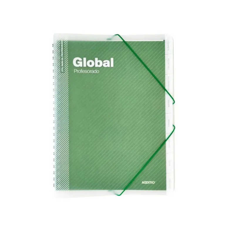 Carpeta global additio a4 con evalucion continua programacion tutoria y reuniones profesores