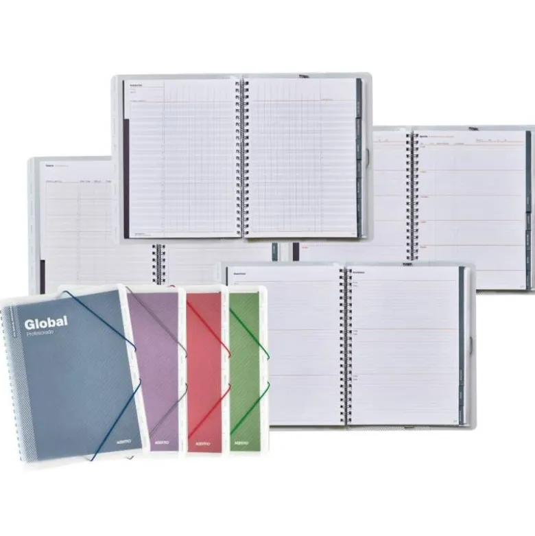 Carpeta global additio a4 con evalucion continua programacion tutoria y reuniones profesores