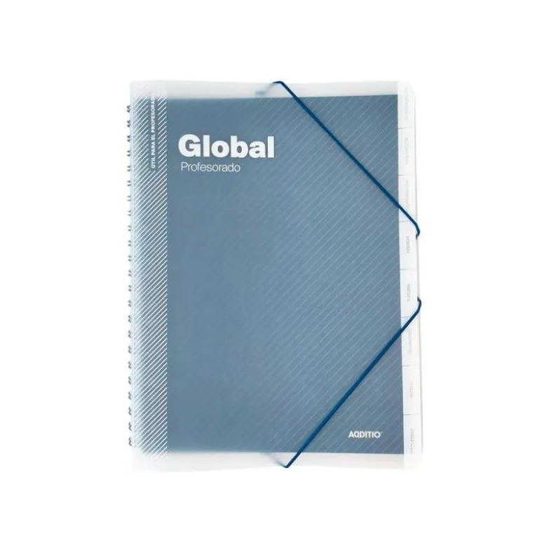 Carpeta global additio a4 con evalucion continua programacion tutoria y reuniones profesores