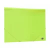 Carpeta gomas con solapa Liderpapel DIN A4 polipropileno 400 micras 100 hojas color amarillo