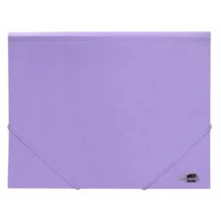 Carpeta gomas con solapa Liderpapel DIN A4 polipropileno 400 micras 100 hojas color violeta