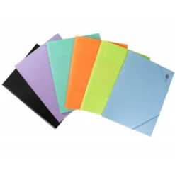 Carpeta gomas con solapa Liderpapel DIN A4 polipropileno 400 micras 100 hojas color violeta