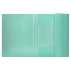 Carpeta gomas con solapa Liderpapel DIN A4 polipropileno 400 micras 100 hojas color verde