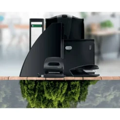 CARPETA LEITZ RECYCLE ESCAPARATE DIN A4 20 FUNDAS POLIPROPILENO NEGRO