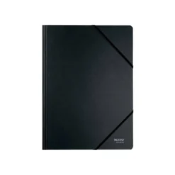 CARPETA LEITZ RECYCLE GOMAS DIN A4 CARTON RECICLABE 100% NEGRO