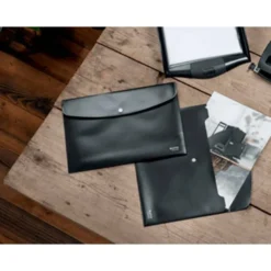 CARPETA LEITZ RECYCLE PORTADOCUMENTOS BROCHE DIN A4 POLIPROPILENO NEGRO