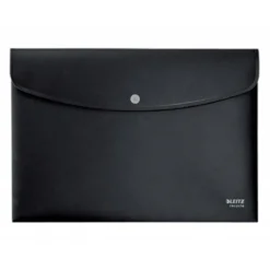 CARPETA LEITZ RECYCLE PORTADOCUMENTOS BROCHE DIN A4 POLIPROPILENO NEGRO