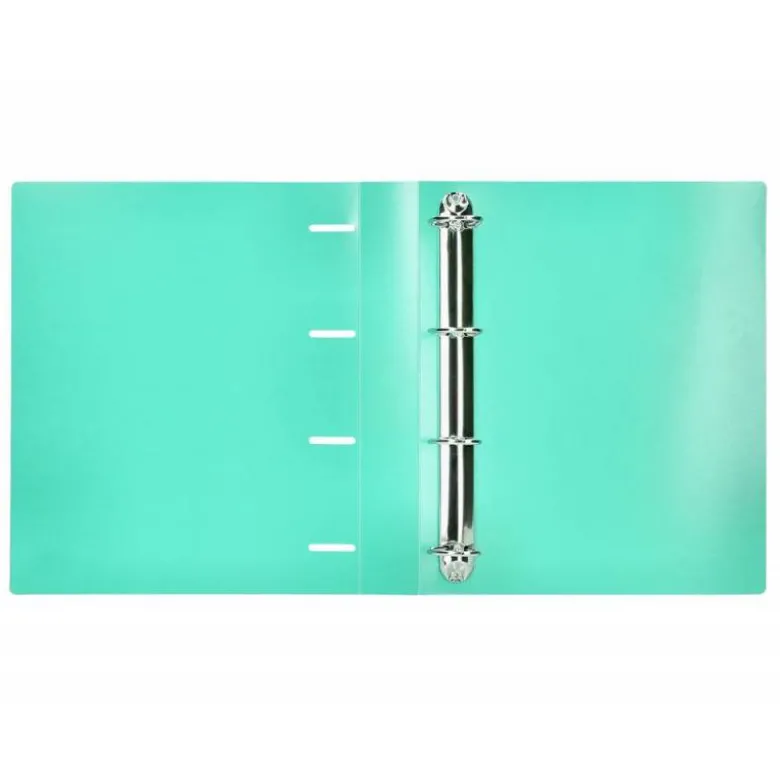 CARPETA LIDERPAPEL 4 ANILLAS MIXTAS 40 MM POLIPROPILENO DIN A4 VERDE