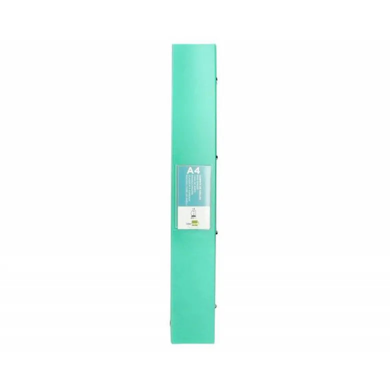 CARPETA LIDERPAPEL 4 ANILLAS MIXTAS 40 MM POLIPROPILENO DIN A4 VERDE