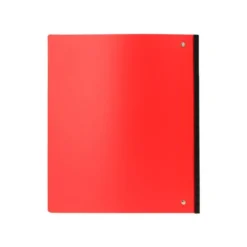 CARPETA LIDERPAPEL 4 ANILLAS REDONDAS 25 MM POLIPROPILENO DIN A4 ULTRA COMPACTA CON LOMO EXTENSIBLE 4 CM ROJO