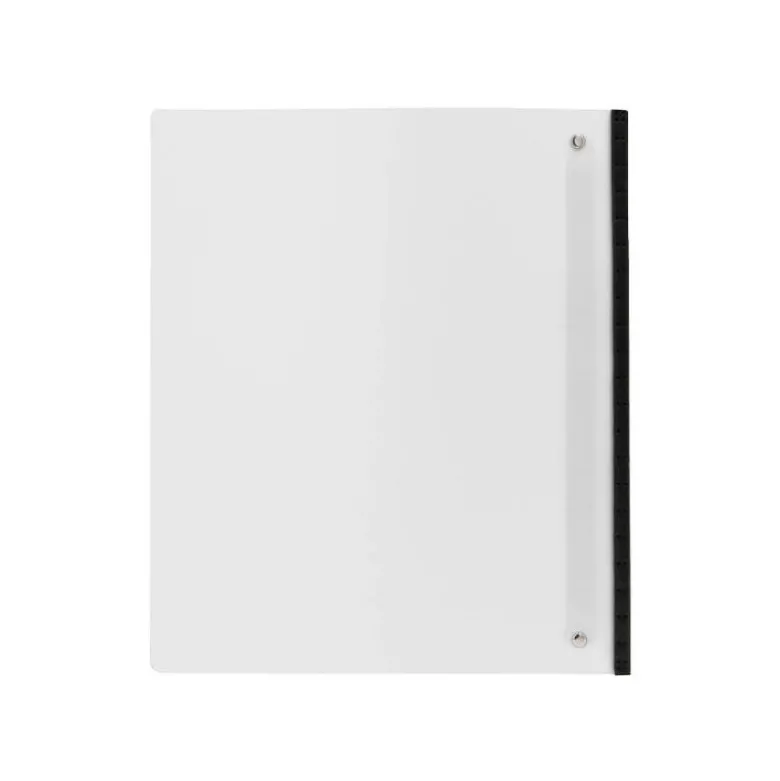 CARPETA LIDERPAPEL 4 ANILLAS REDONDAS 25 MM POLIPROPILENO DIN A4 ULTRA COMPACTA CON LOMO EXTENSIBLE 4 CM TRANSLUCIDA