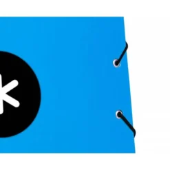 Carpeta Liderpapel Antartik Folio con Solapas Cartón forrado color Azul
