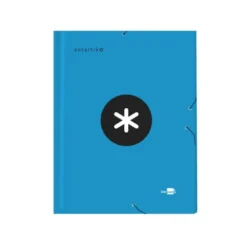 Carpeta Liderpapel Antartik Clasificadora Folio 12 departamentos Cartón forrado color Azul