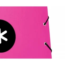 Carpeta Liderpapel Antartik Din A4 con Solapas Cartón forrado color Rosa