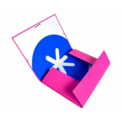 Carpeta Liderpapel Antartik Din A4 con Solapas Cartón forrado color Rosa