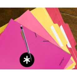 Carpeta Liderpapel Antartik Din A4 con Solapas Cartón forrado color Rosa