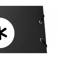 Carpeta Liderpapel Antartik Folio con Solapas Cartón forrado color Negro