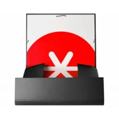 Carpeta Liderpapel Antartik Folio con Solapas Cartón forrado color Negro