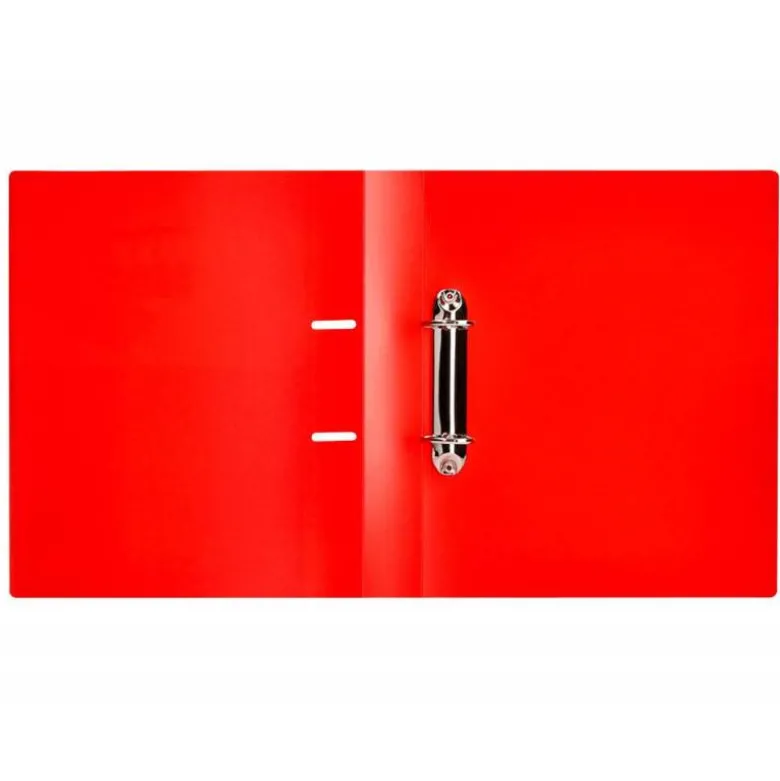 CARPETA LIDERPAPEL CANGURO 2 ANILLAS 40 MM MIXTAS POLIPROPILENO DIN A4 ROJO