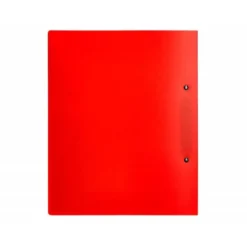 CARPETA LIDERPAPEL CANGURO 2 ANILLAS 40 MM MIXTAS POLIPROPILENO DIN A4 ROJO