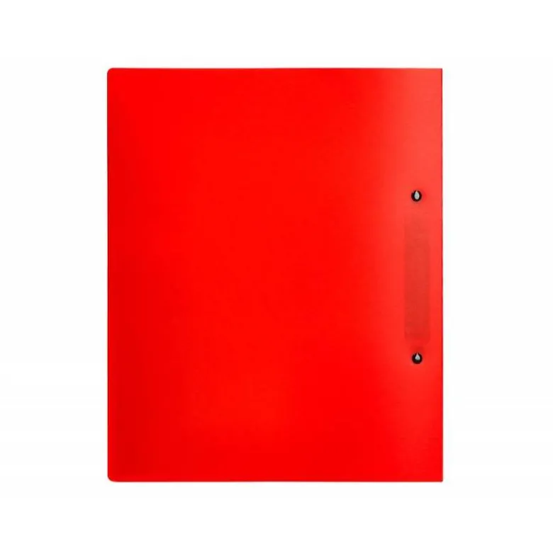 CARPETA LIDERPAPEL CANGURO 2 ANILLAS 40 MM MIXTAS POLIPROPILENO DIN A4 ROJO