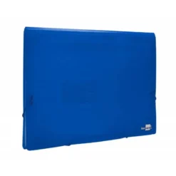 Carpeta liderpapel clasificador fuelle 32112 polipropileno Din A4 azul transparente 13 departamentos