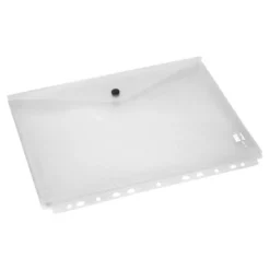 Carpeta liderpapel dossier broche 36664 polipropileno din a4 pack de 5 incolora transparente multitaladro