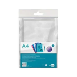 Carpeta liderpapel dossier broche 36664 polipropileno din a4 pack de 5 incolora transparente multitaladro